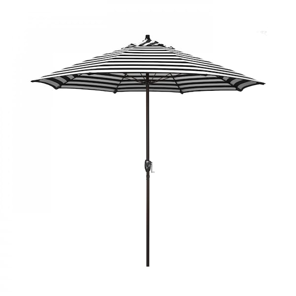 California Umbrella 7.5' Bronze Aluminum Market Patio Umbrella, Sunbrella Cabana Classic 194061336434 - main